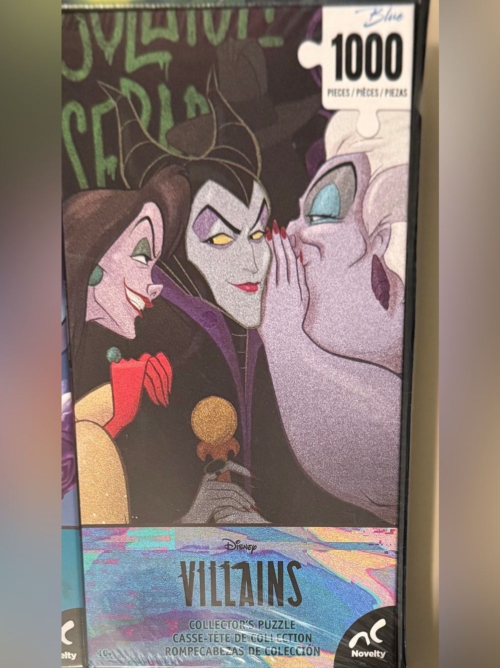 Disney Princess Villains Collector’s Puzzle Cruella, Maleficent, Ursula 1000 Pcs